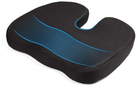 Reizen Ademend Zitkussen Stuitbeen Orthopedische Memory Foam U Seat Massage Stoel Kussen Auto U-vorm Zitkussen