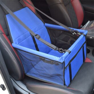 Reizen Auto Hond Carriers Vouwen Hond Seat Tassen Waterdichte Tas Draagtas Voor Katten Honden Auto Mat Hangmat Tas Huisdier puppy Carrier Blauw