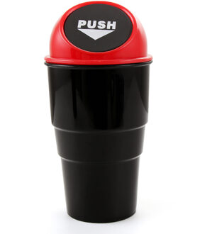 Reizen Auto Huis Kleine Draagbare Prullenbak Vuilnisbak Wastbasket Bin Rood