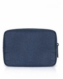 Reizen Digitale Opbergtas Usb Datakabel Organisator Oortelefoon Draad Charger Power Battery Rits Elektronica Accessoires Kit Case klein blauw