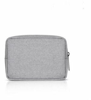 Reizen Digitale Opbergtas Usb Datakabel Organisator Oortelefoon Draad Charger Power Battery Rits Elektronica Accessoires Kit Case klein grijs
