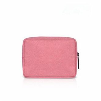 Reizen Digitale Opbergtas Usb Datakabel Organisator Oortelefoon Draad Charger Power Battery Rits Elektronica Accessoires Kit Case klein roze