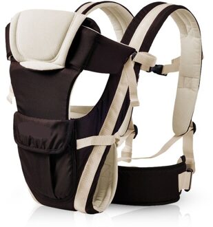 Reizen Draagbare 0-24 Maanden Baby Carrier voor Mom 4 in 1 Baby Sling Rugzak Pouch Wrap Baby Kangoeroe verstelbare Baby Carrier Breathable khaki