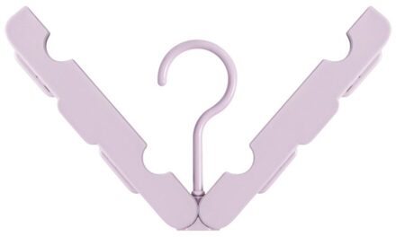 Reizen Draagbare Opvouwbare Hanger Huishouden Anti-Slip Winddicht Doek Haak Keuken Badkamer Handdoek Sjaal Opknoping Sluiting Handige Tools roze