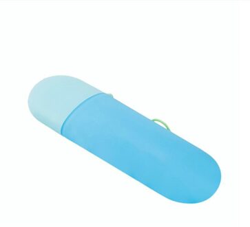 Reizen Draagbare Tandenborstel Doos Tandpasta Houder Cup Wassen Tandenborstel Cartridge Protector Mouw Box Badkamer Producten Oranje