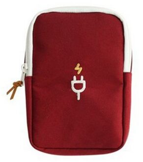 Reizen Gadget Organizer Bag Draagbare Digitale Kabel Tas Elektronica Accessoires Opslag Draagtas Pouch Voor Usb Power Bank 3