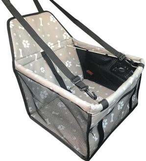 Reizen Hond Auto Seat Cover Veiligheid Opvouwbare Hangmat Carriers Bag voor Katten Seat Mand Seat Ondersteunt Auto Interieur Accessoires grijs Bone kat Claw