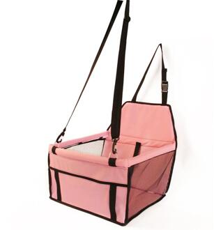 Reizen Hond Auto Seat Cover Veiligheid Opvouwbare Hangmat Carriers Bag voor Katten Seat Mand Seat Ondersteunt Auto Interieur Accessoires roze