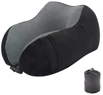 Reizen Nekkussen Memory Foam U-Vormige Hals Ondersteuning Hoofdsteun Reizen Kussens Health99 zwart