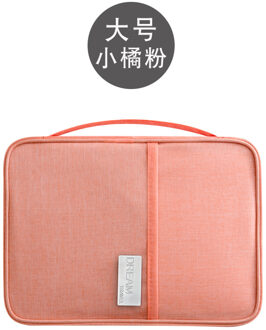 Reizen Portemonnee Familie Paspoorthouder Creatieve Waterdichte Document Case Organizer 3017/22 1-roze