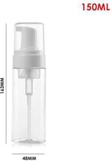 Reizen Pot Handheld Transparant Lege Container fles Shampoo Dispenser vloeibare zeep handdesinfecterend houder badkamer accessoires 150ml