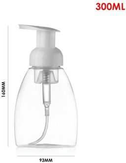 Reizen Pot Handheld Transparant Lege Container fles Shampoo Dispenser vloeibare zeep handdesinfecterend houder badkamer accessoires 300ml