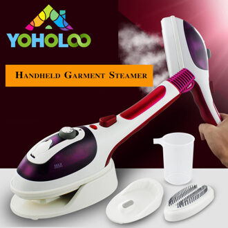 Reizen Stoomboot Draagbare Handheld Kledingstuk Stoomboot Reizen Ijzer Stoomboot Kledingstuk Steamers Irons Borstels Ijzer voor Strijken Kleding paars-EU