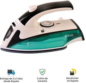 Reizen Stoomstrijkijzer 800W, Vouwen Handvat, Praktisch, , Laptop, Non-stick Zool, temperatuurregeling