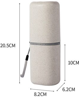 Reizen Tandenborstel Storage Case Draagbare Tandenborstelhouder Camping Tandenborstel Opbergdoos Organizer Badkamer Accessoires Set
