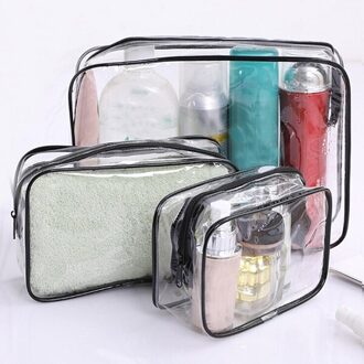 Reizen Transparante Cosmetische Zak Pvc Vrouwen Rits Clear Make Tassen Beauty Case Make Up Organizer Opslag Bad Toilettas Wash Bag