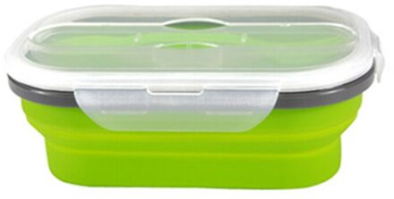Reizen Vouwen Lunchbox Voedsel Container Fruit Groente Opbergdoos Voor Kinderen Volwassen Lunchbox Siliconen Lunchbox Bento Box