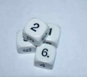 Reken Dobbelsteen 1-6 (10 stuks)