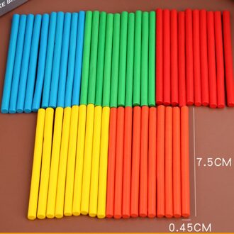 Rekenkundige Stick Wiskunde Leren Stok Educatief Kids Puzzels Speelgoed Met Metalen Doos 50 stk Stick