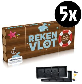 Rekenvlot Leitnerbox 5 - Set 5st, Incl. Zandlopers