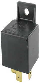 Relais 12V 30A 4 polig aan/uit