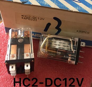 Relais 8 voeten 10A 12V HG2-DC12V