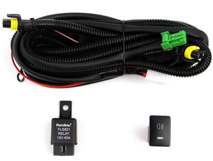 Relais Kabelboom Schakelaar H11 Fit Voor De Meeste Toyota Motoren Add-On Mistlamp Drl Lamp Draad