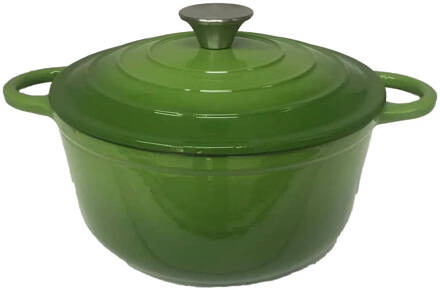 Relance Braadpan 24cm groen met deksel