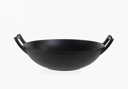 Relance Wadjan Wok-Set - Wokpan - Gietijzer - 36 cm - Zwart