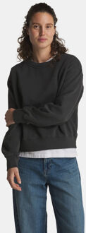 Relax Faded Crew Trui Dames Zwart - S
