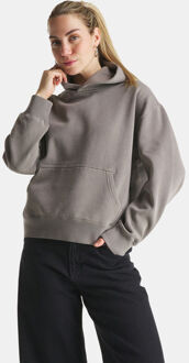 Relax Faded Hood Trui Dames Grijs - M
