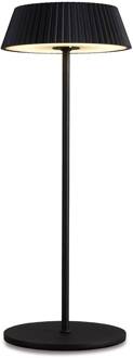 Relax LED tafellamp met voet, zwart, op batterijen, IP54