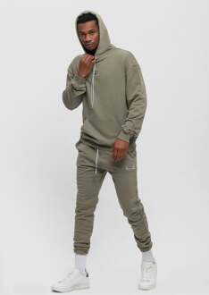 Relaxed Fit luxe trainingspak voor heren - maat Kaki