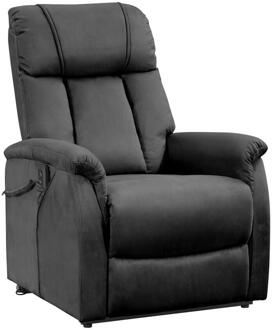 Relaxfauteuil Colorado - Sta-op - Donker - Stof - Grijs - 97x80x109 Cm