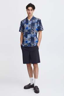 Relaxte shorts - Marineblauw - maat Navy