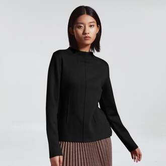 Relief Line Sweater Zwart