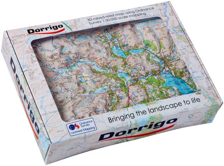 Reliëfkaart Ambleside reliëf kaart A4 gift box | Dorrigo