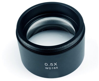 Relife 0.5X 0.7X Trinoculaire Stereo Microscoop Extra Lens Doelstelling Glas Lens Voor Microscoop Onderdelen Accessoire Barlow Lens M-22 0.7X