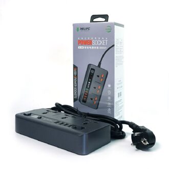 Relife RL-316D Universele Snel Opladen Huishoudelijke Socket 110V/220V Smart Led Digitale Display Timer Switch Charger