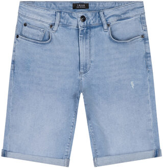 Rellix Jongens jeans short Duux blauw - Licht denim - Maat 152