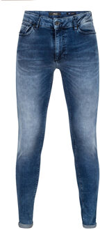 Rellix Jongens jeansbroek Xyan skinny - Used medium denim - Maat 158