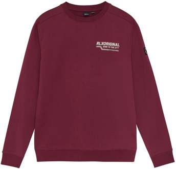 Rellix jongens sweater Wijn rood - 152