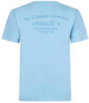 Rellix jongens t-shirt Pastel blue - 164