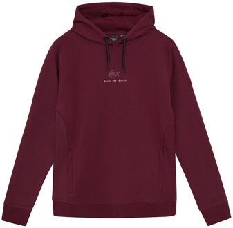 Rellix winter hoodie jongens - rood - print - maat 140