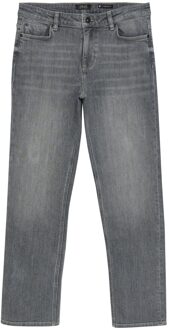 Rellix winter jeansbroek jongens - grijs - loose, wide fit - maat 140