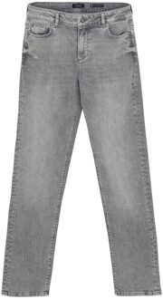 Rellix winter jeansbroek jongens - grijs - straight, wide leg fit - maat 140