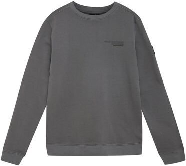 Rellix winter sweater jongens - grijs - backprint - maat 140