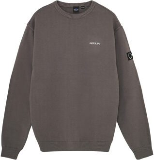 Rellix winter sweater jongens - grijs - loose fit, gebreid - maat 140