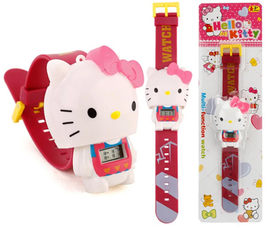 Relogio Infantil 2019 Hello Kitty Children Cartoon Watch Fashion Kids Watch Girl Boy Cute Rubber Leather Electronic Watch gifts