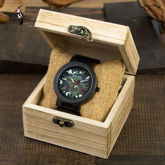 relogio masculino BOBO BIRD Watch Men Wood Luxury Top Brand Quartz Watches Japan Movement Great Gift for Man Drop Shipping